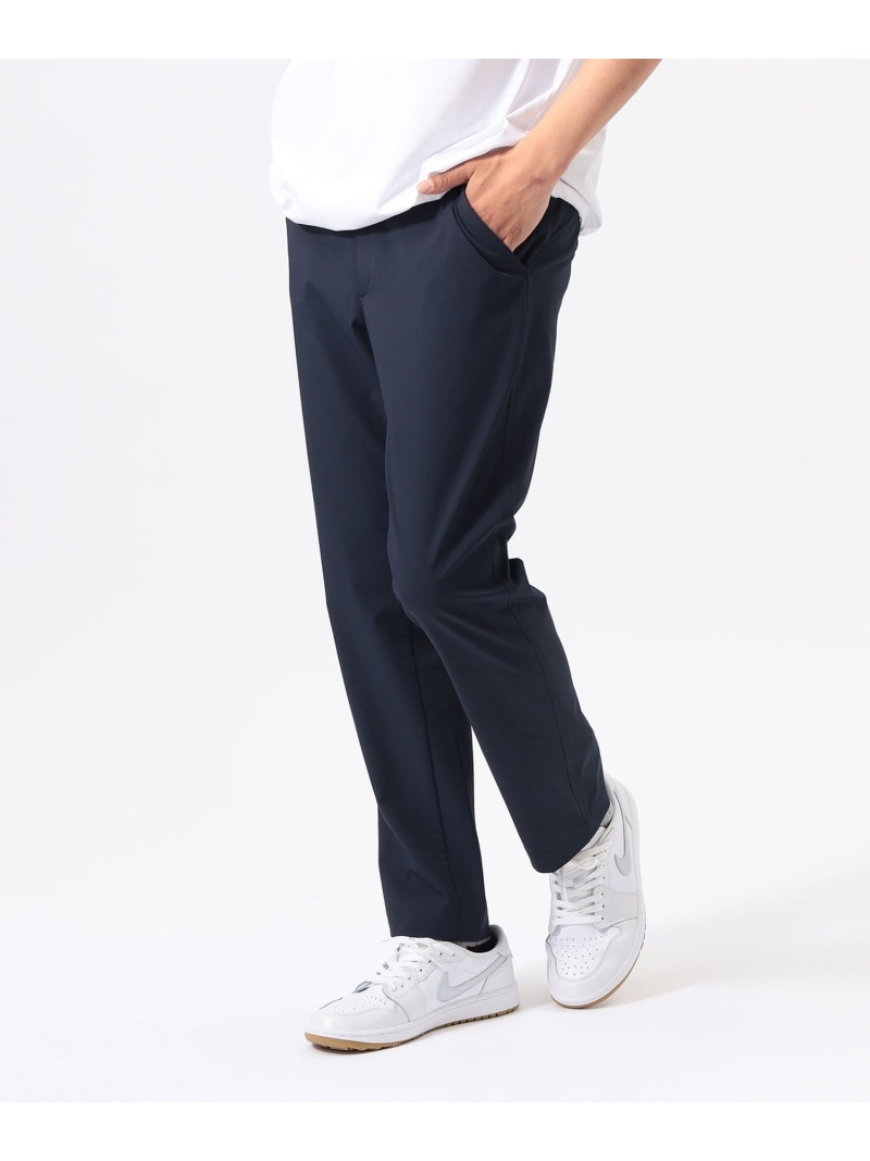 BEAMS GOLF ORANGE LABEL ＜MEN＞ ORANGE LABEL / USシリーズ SQR 撥水ストレッチパンツ(接触冷感・UVカット) ビームス ゴルフ パンツ その他のパンツ ネイビー ホワイト ブラック【送料無料】｜ Fashion Men 16,632円