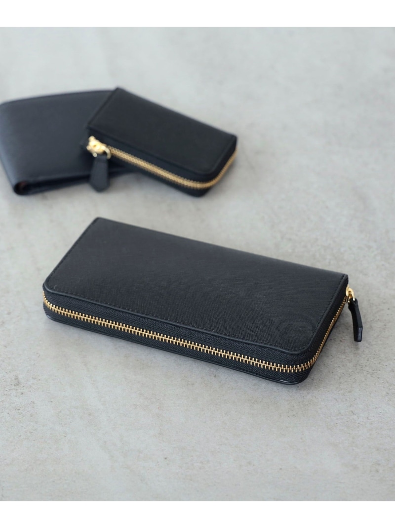 BEAMS HEART MEN サフィアーノレザー ロングウォレット ビームス ハート 財布・ポーチ・ケース 財布 ネイビー ブラウン ブラック ベージュ【送料無料】