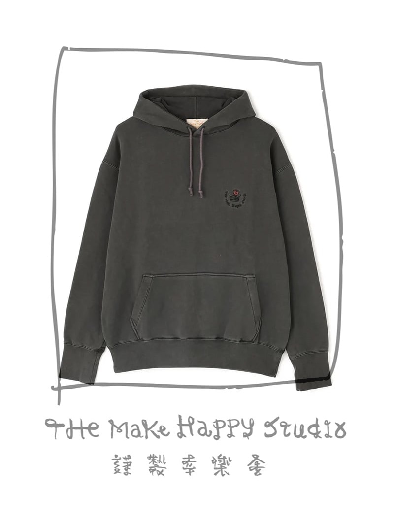 GARDEN TOKYO The Make Happy Studio/ザメイクハッピーストゥディオ/SWEAT HOODY ガーデン トップス パーカー・フーディー ブラック ネイビー【送料無料】