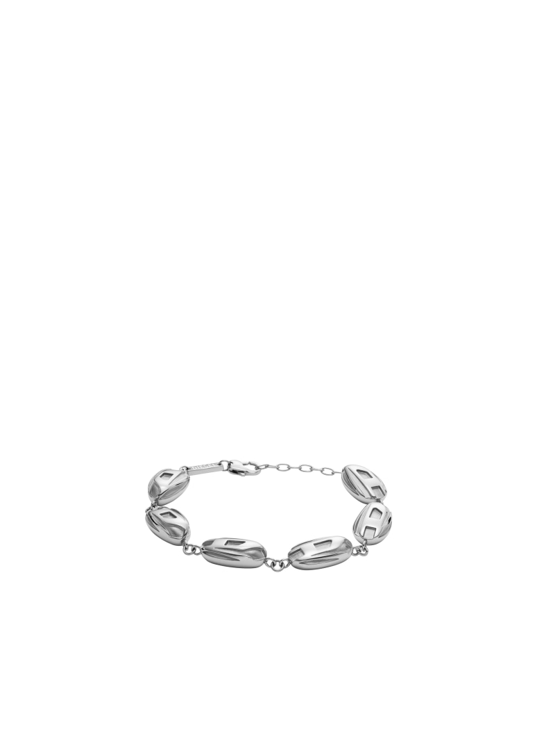 【SALE／30%OFF】DIESEL ユニ一発やる 腕輪 DX1482 ディーゼル 佩び物・ウォッチ ブレスレット・バングル しろがね色【RBA_E】【貨物輸送無料】