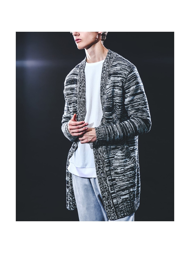 5351POUR LES HOMMES 不都合 編み物ジレー ゴーサンゴーイチプールオム トップス ジレー 黒いこと【貨物輸送無料】