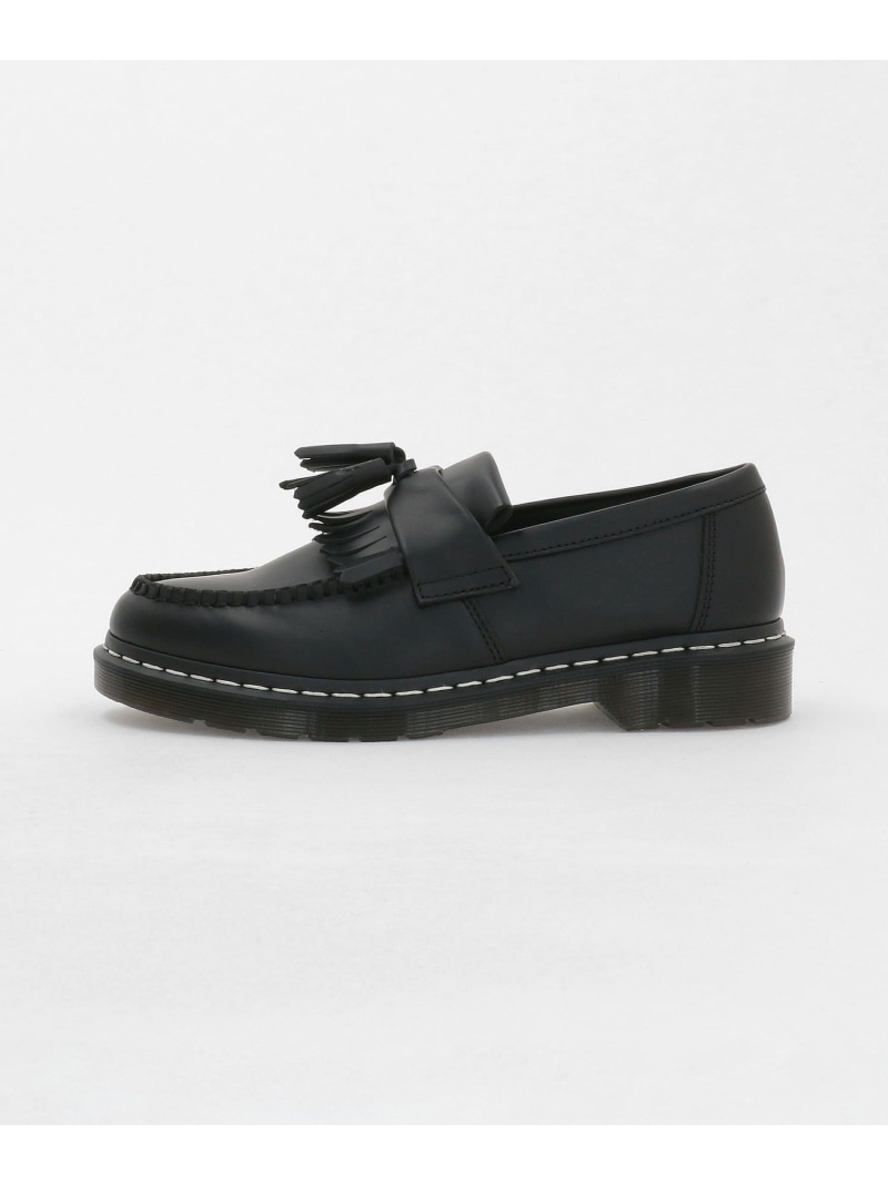 BEAUTY&YOUTH UNITED ARROWS ＜Dr.Martens＞ADRIAN ホワイト ステッチ ローファー ビューティー＆ユース　ユナイテッドアローズ シューズ・靴 ローファー ブラック【送料無料】｜ Fashion Men 21,450円