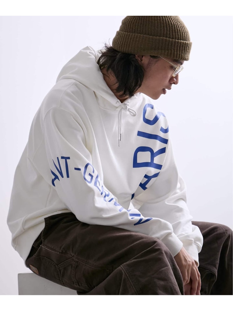 Paris Saint-Germain 【Paris Saint-Germain / パリ・サン\u003dジェルマン】 JP Logo Printed Hoodie エディフィス トップス パーカー・フーディー ブラック ホワイト【送料無料】