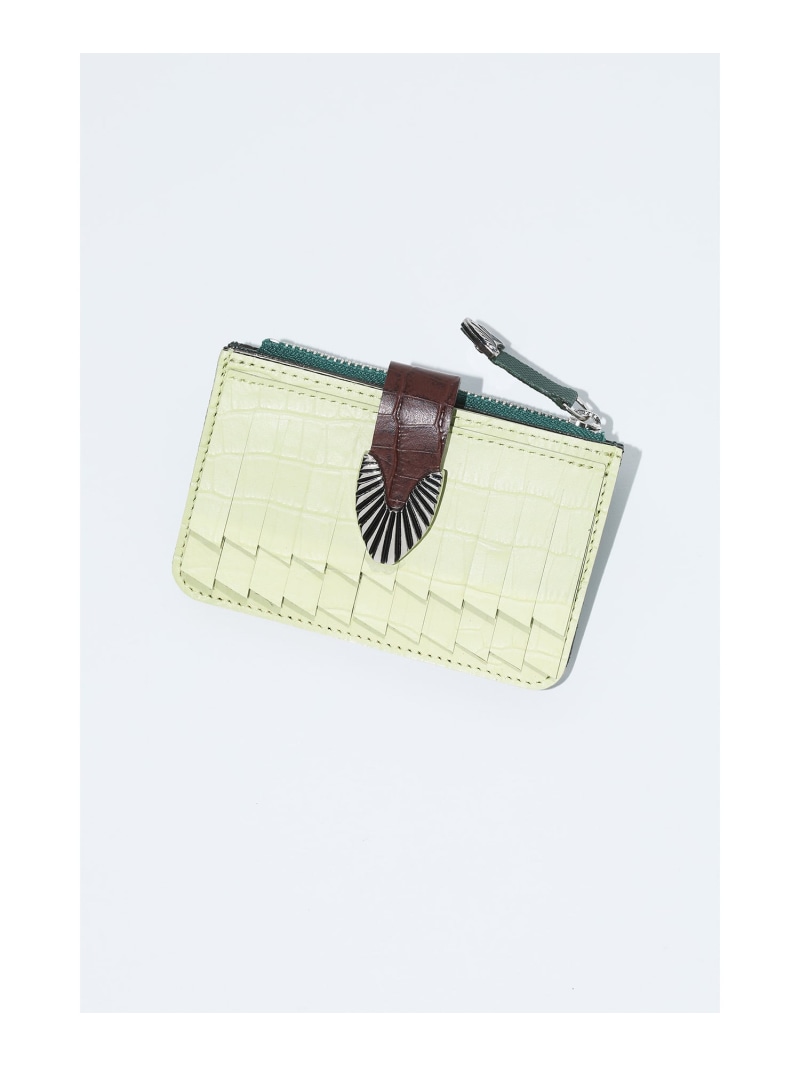 TOGA TOO Fringe wallet small トゥーガ 紙入れ・合切袋・入れもの 紙入れ 黒いこと 黄色 米国海軍【貨物輸送無料】