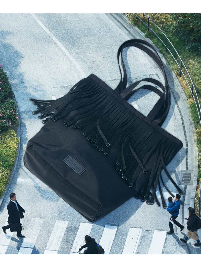 BAICYCLON BAICYCLON/TAPE FRINGE TOTE BAG BCL-127 セットアップセブン バッグ トートバッグ ブラック【送料無料】