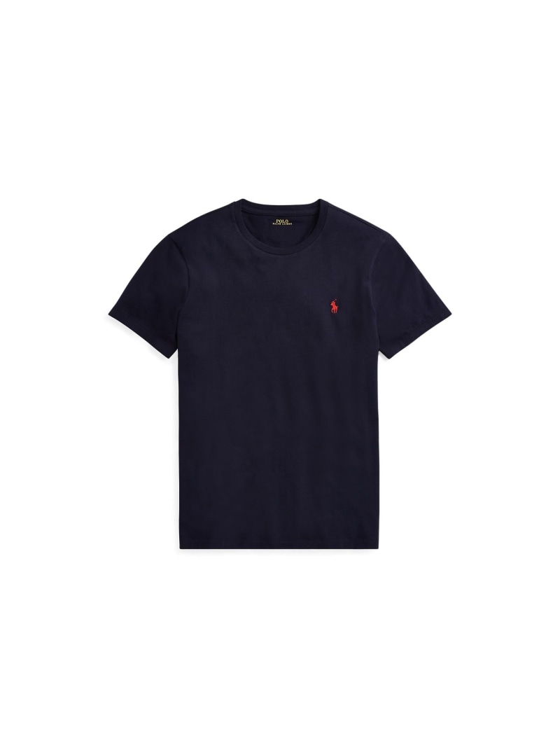 POLO RALPH LAUREN カスタム スリム クルーネック T シャツ ラルフローレン トップス カットソー・Tシャツ ネイビー【送料無料】