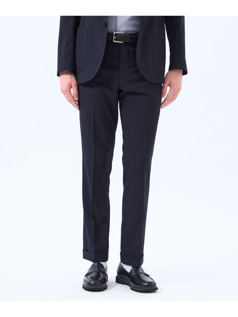 【SALE／20%OFF】MACKINTOSH PHILOSOPHY トロッター ウルトラライトトラウザーズ ナローサッカーストライプ マッキントッシュ フィロソフィー パンツ スラックス・ドレスパンツ ネイビー【RBA_E】【送料無料】