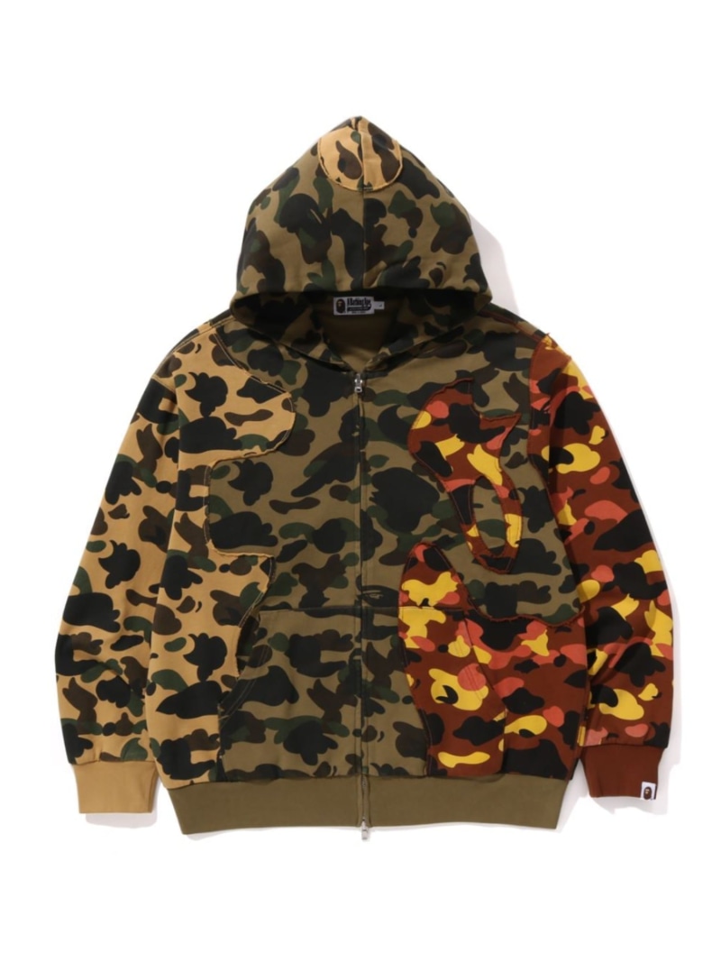 A BATHING APE 1ST CAMO UPCYCLED RELAXED FIT FULL ZIP HOODIE ア ベイシング エイプ トップス パーカー・フーディー【送料無料】 33,605円