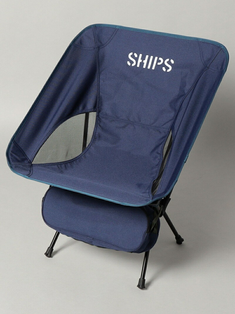 Ships Ships 撥水加工 チェア コンパクト ロゴ 折りたたみ