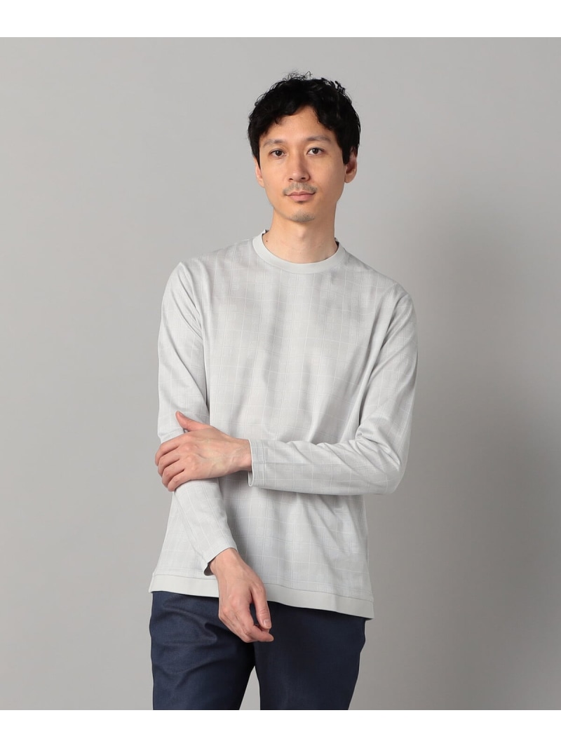 COMME CA MEN イル・プリンチペ 長袖Tシャツ コムサメン トップス カットソー・Tシャツ ブラック ホワイト【送料無料】 8,126円