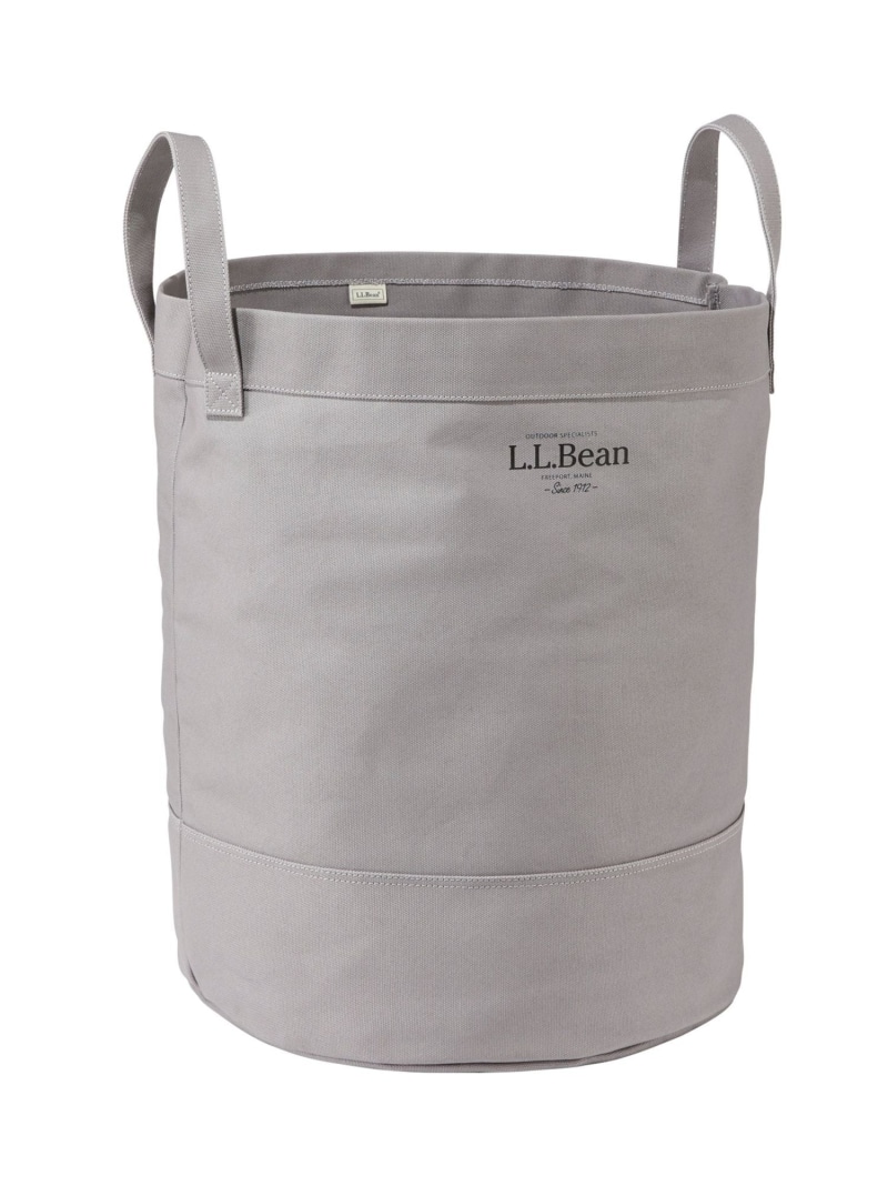 L.L.Bean キャンバス・ランドリー・ストレージ・トート エルエルビーン インテリア・生活雑貨 収納用品・棚・ラック ホワイト グレー ネイビー【送料無料】| Fashion Men