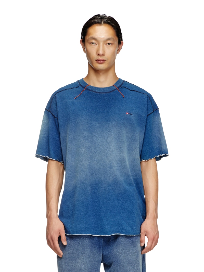 【SALE／40%OFF】DIESEL メンズ プルオーバー T-CRAO-BOXT ディーゼル トップス カットソー・プルオーバー 青み【RBA_E】【貨物輸送無料】
