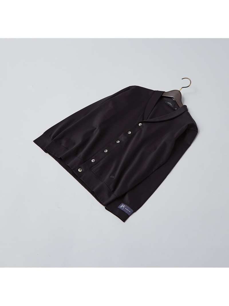 【SALE／40%OFF】ABAHOUSE LASTWORD 【40周年】【Recency * 近藤紡績所】ARMONICOS ショールカラー アバハウス トップス カーディガン ホワイト ブラック グレー【RBA_E】【送料無料】