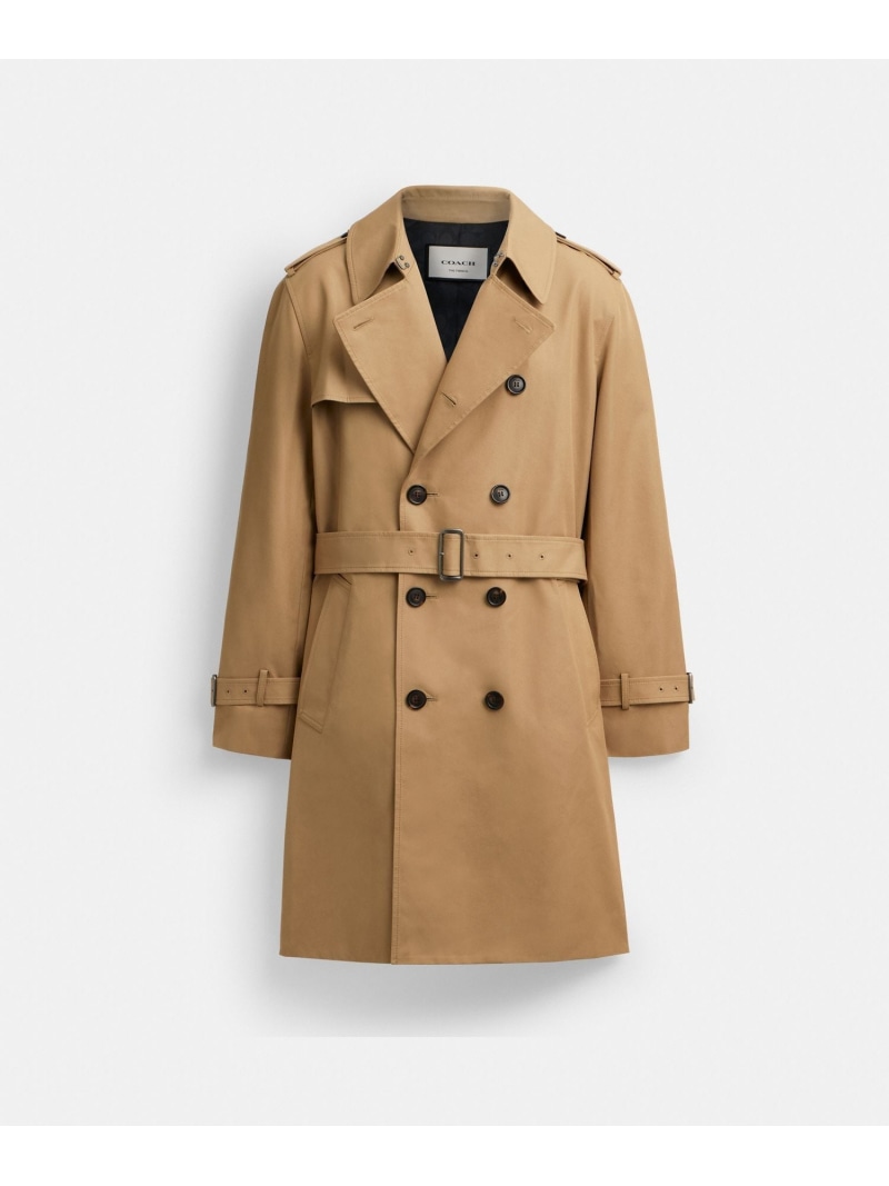 楽天市場】AUBERGE / 別注 BOGART コットンシルク トレンチコート