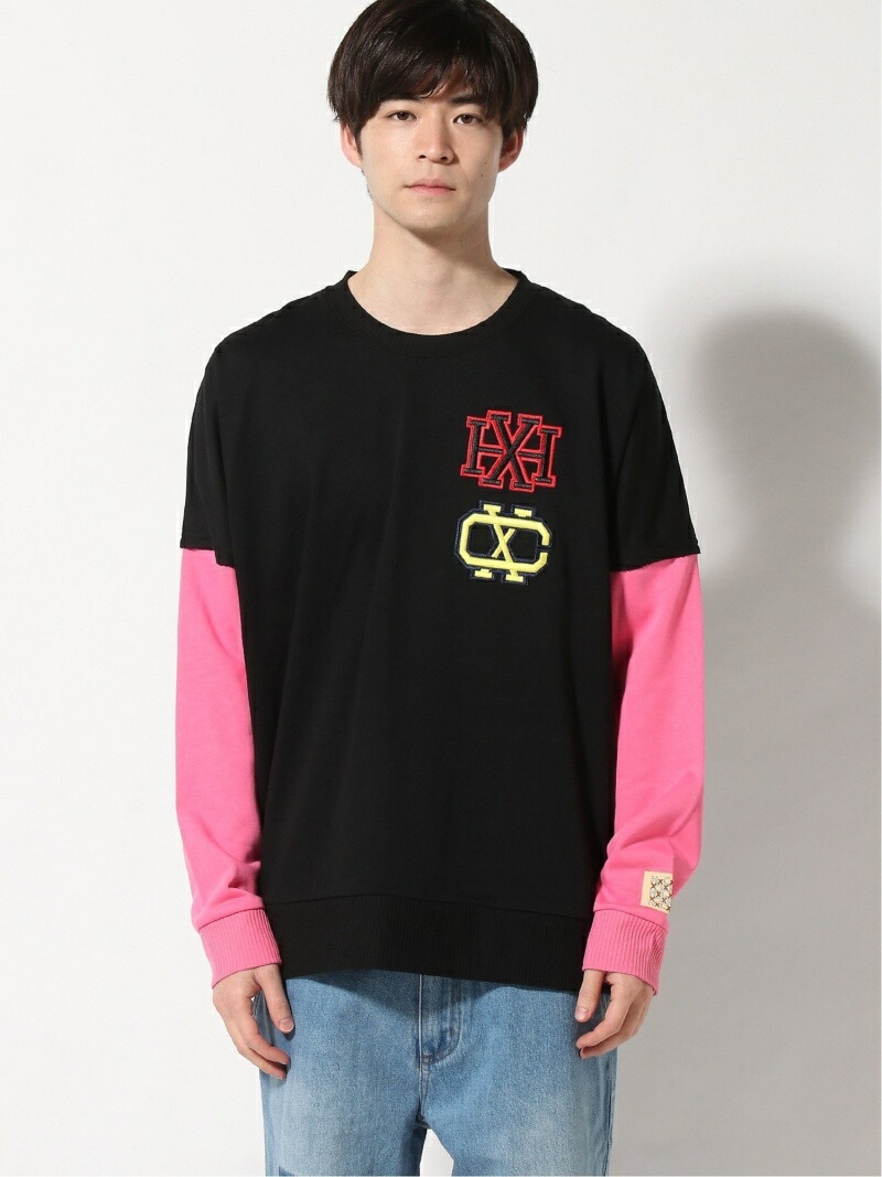 Hxcx Takashi Ito U Hardcore Hxcx Patches Bi Color Crewneck With 80s Stud エイチシー タカシ イトウ カットソー 流汗 黒人 灰色 送料無料 Hbpublications Com