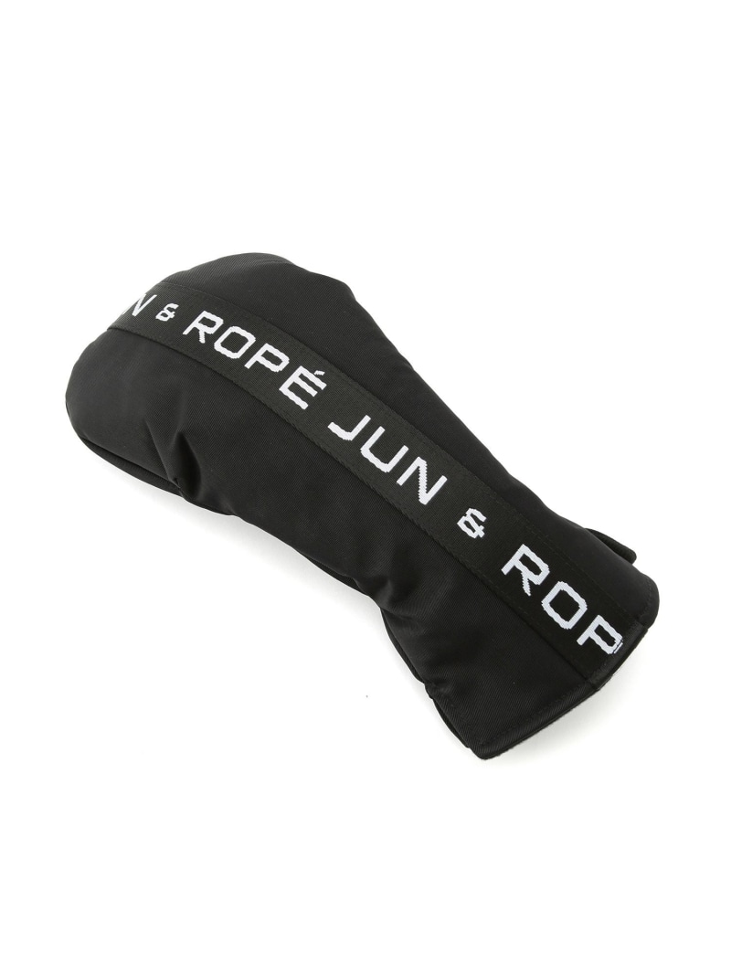 JUN&ROPE' ロゴテープドライバー用ヘッドカバー/ユニセックス ジュンアンドロペ スポーツ・アウトドア用品 ゴルフグッズ ブラック【送料無料】