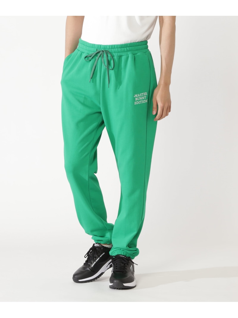MASTER BUNNY EDITION スウェットパンツ マスターバニーエディション パンツ その他のパンツ ホワイト グリーン【送料無料】| Fashion Men