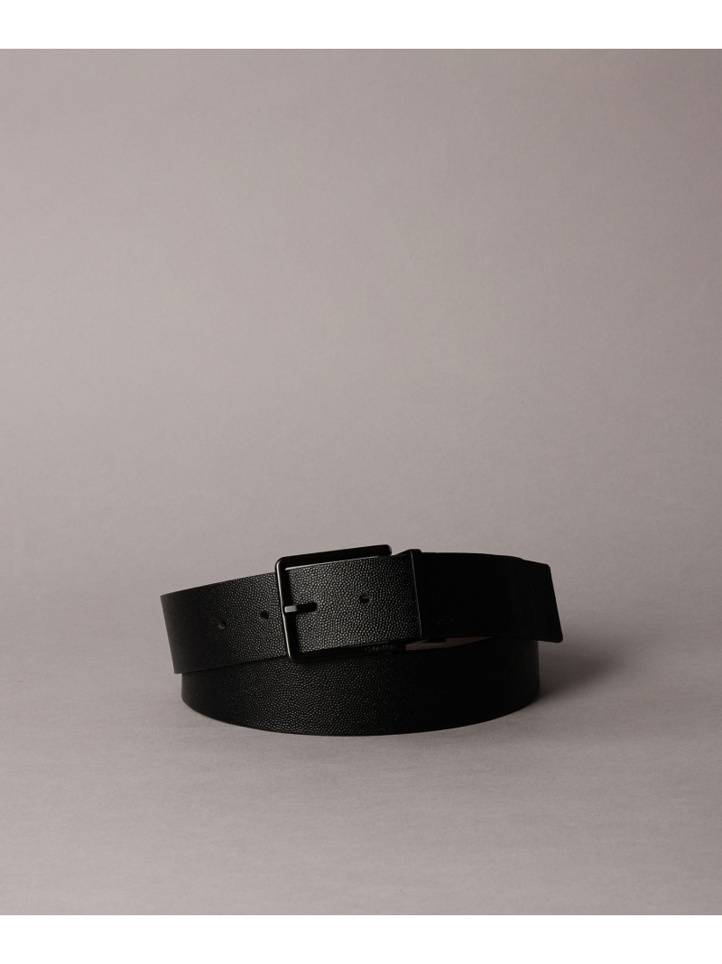 Calvin Klein (M)【公式ショップ】 カルバンクライン リバーシブルレザーベルト Calvin Klein Jeans Accessory 4D7048G カルバン・クライン ファッション雑貨 ベルト ブラック【送料無料】