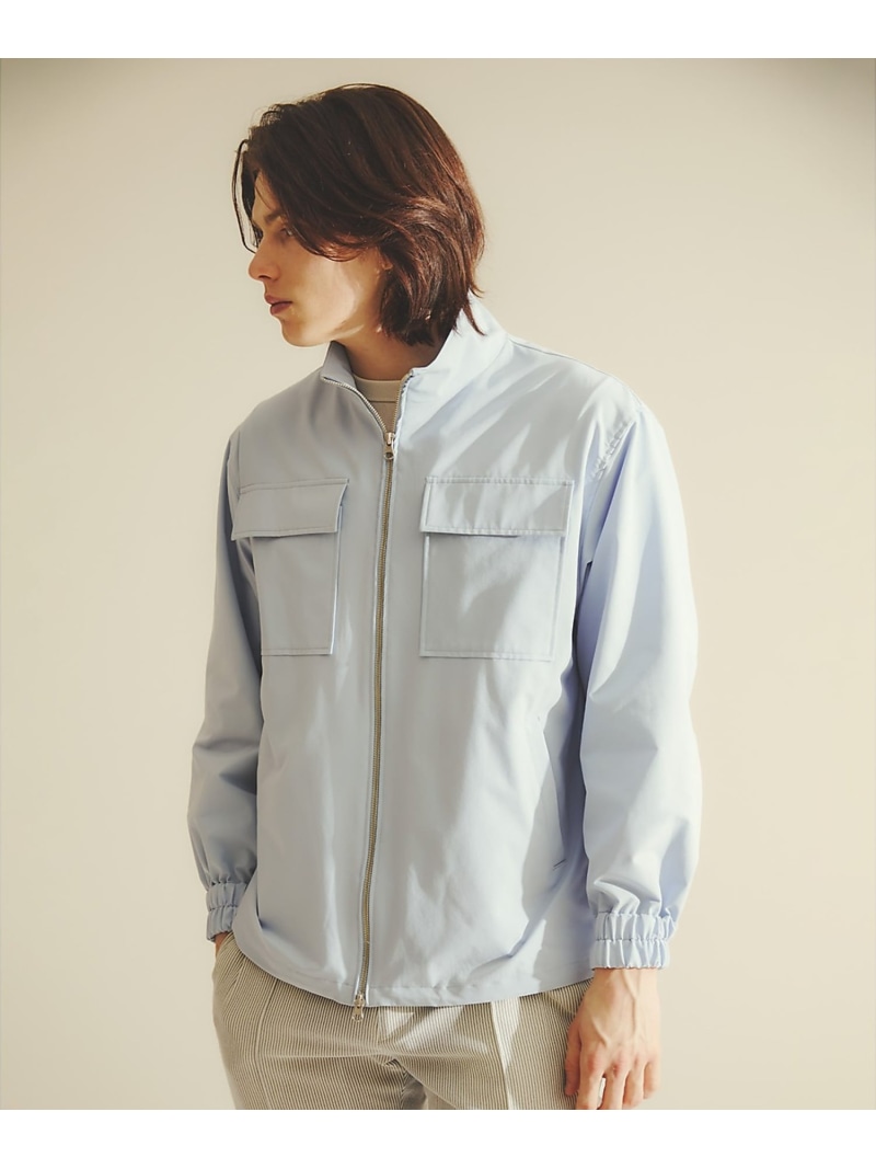 【SALE／20%OFF】DESIGNWORKS 【別注】:colon / コロン CBL-2 ダブルポケット ブルゾン / 防シ デザインワークス ジャケット・アウター ブルゾン・ジャンパー ブルー【RBA_E】【送料無料】