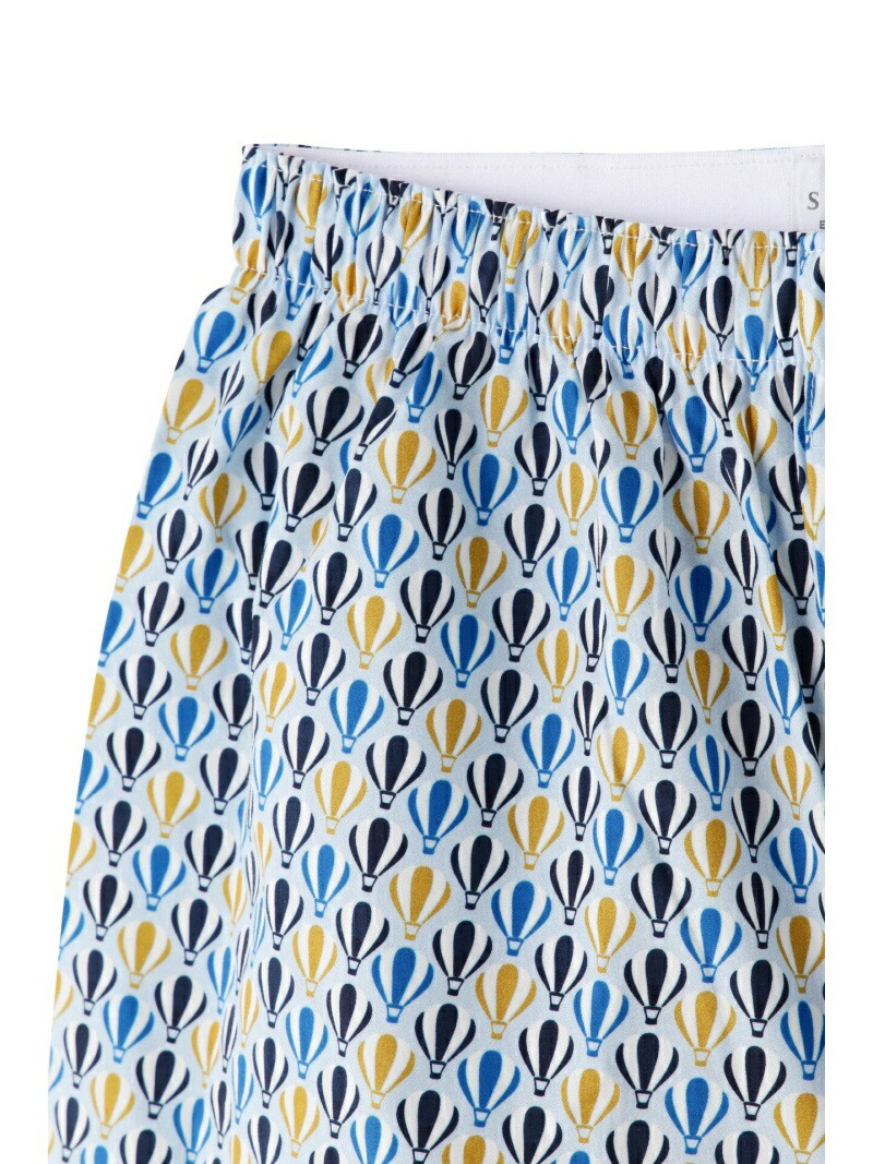 Sunspel Men S Woven Cotton Print サンスペル インナー ナイトウェア ボクサーパンツ トランクス ブルー 送料無料 Rvcconst Com