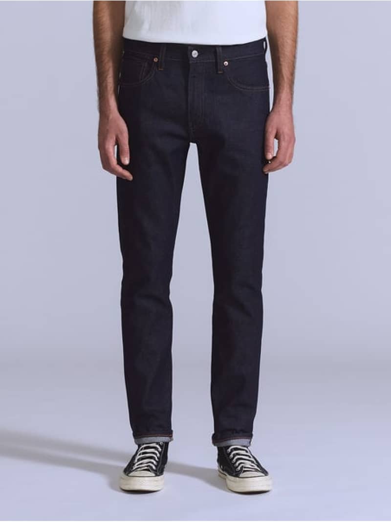 Levi's BLUETAB(TM) 512(TM) スリムテーパード ジーンズ ダークインディゴ MADE OF JAPAN リーバイス パンツ ジーンズ・デニムパンツ ブラック【送料無料】| Fashion Men