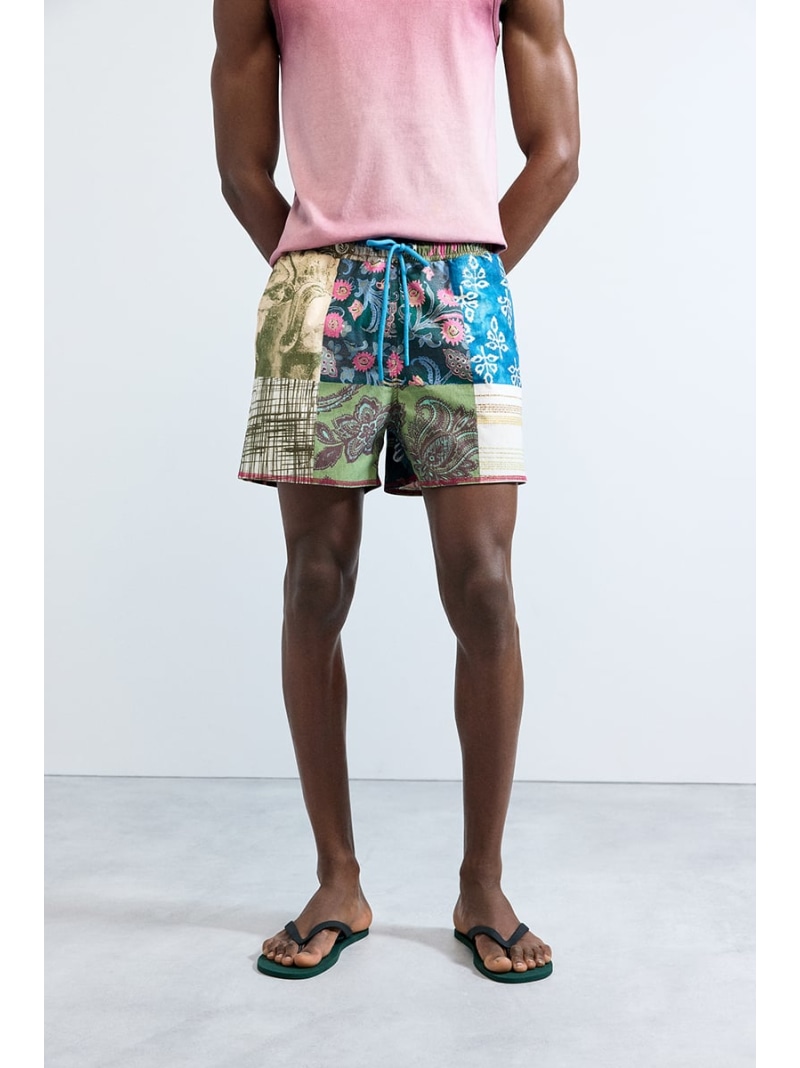 Desigual パッチ柄の水着 デシグアル 水着・スイムグッズ 水着【送料無料】 10,842円