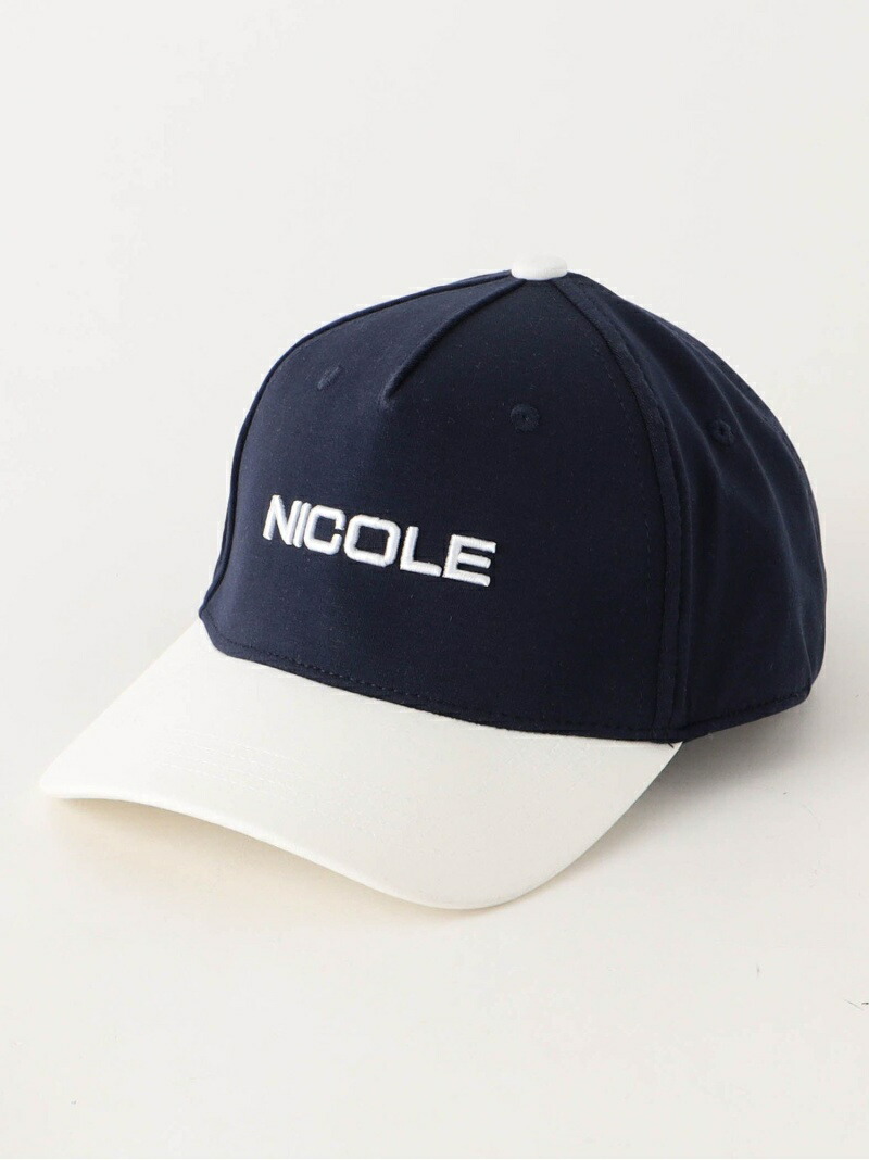 1617円 迅速な対応で商品をお届け致します NICOLE CLUB FOR MEN ロゴ刺繍キャップ ニコル 帽子 その他の帽子 ネイビー ホワイト  グレー ブラック