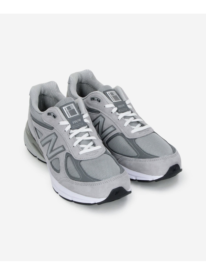 【SALE／20%OFF】Bshop New Balance ｜ U990 V4 GREY MEN 主教 シューズ・靴 スニーカー 薄墨色【RBA_E】【貨物輸送無料】