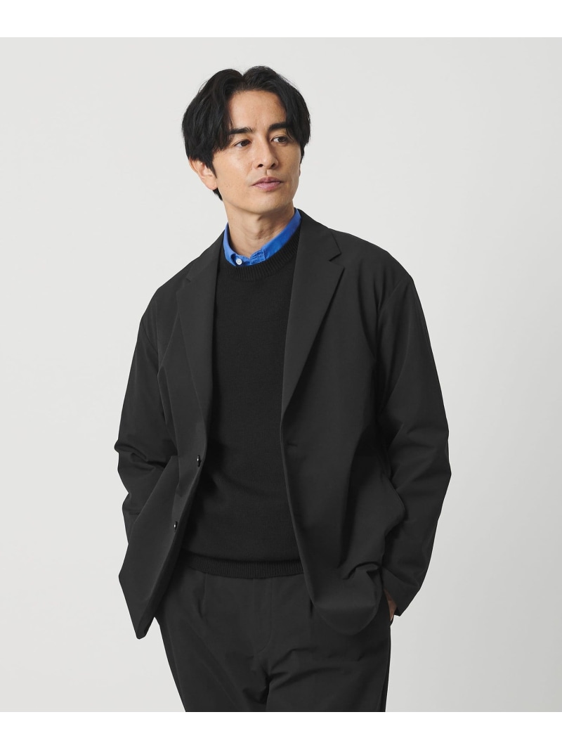 【SALE／30%OFF】BEAUTY\u0026YOUTH UNITED ARROWS KOMATSU PACK URK 伸び伸びする 上衣 伸ばすこと セットアップ相応う 裏起毛 ユナイテッドアローズ 逃げ口 ジャケット・アウター テーラードジャケット・ブレザー 薄墨色 黒いこと 米国海軍【RBA_E】【貨物輸送無料】