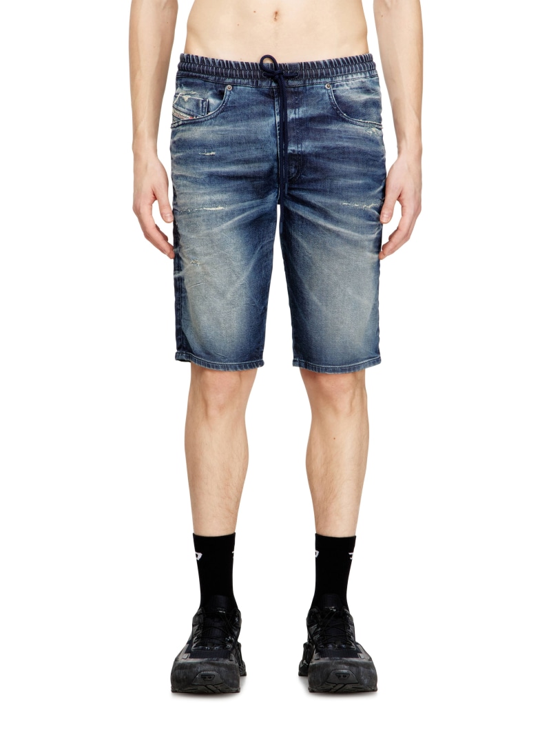 DIESEL メンズ ジョグ デニムショートパンツ 2033 D-KROOLEY-SHORT JOGG ディーゼル パンツ その他のパンツ ブルー【送料無料】