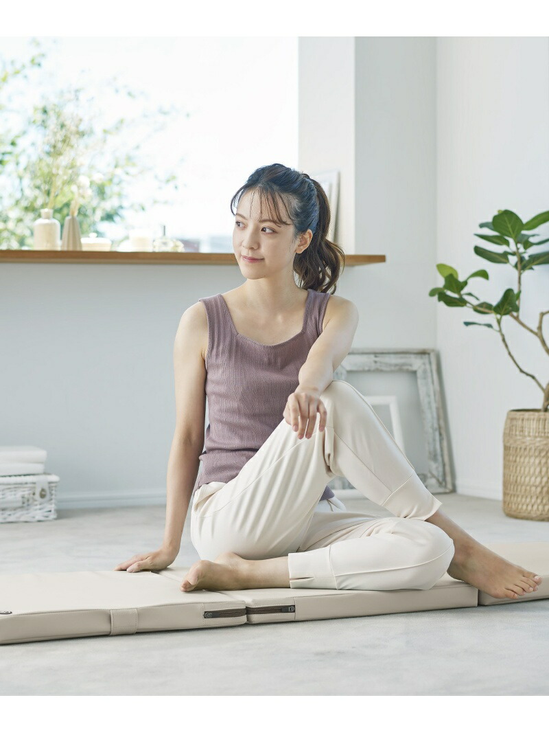 Toffy 【Toffy/トフィー】 エクササイズマット トフィーストア スポーツ・アウトドア用品 トレーニング・フィットネス用品 グリーン ベージュ【送料無料】