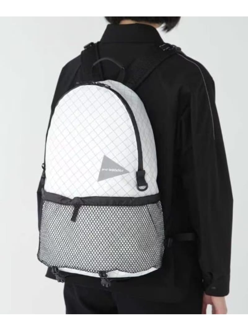 BEAVER and wander/アンドワンダー ECOPAK 20L daypack ビーバー バッグ その他のバッグ ホワイト【送料無料】｜ Fashion Men