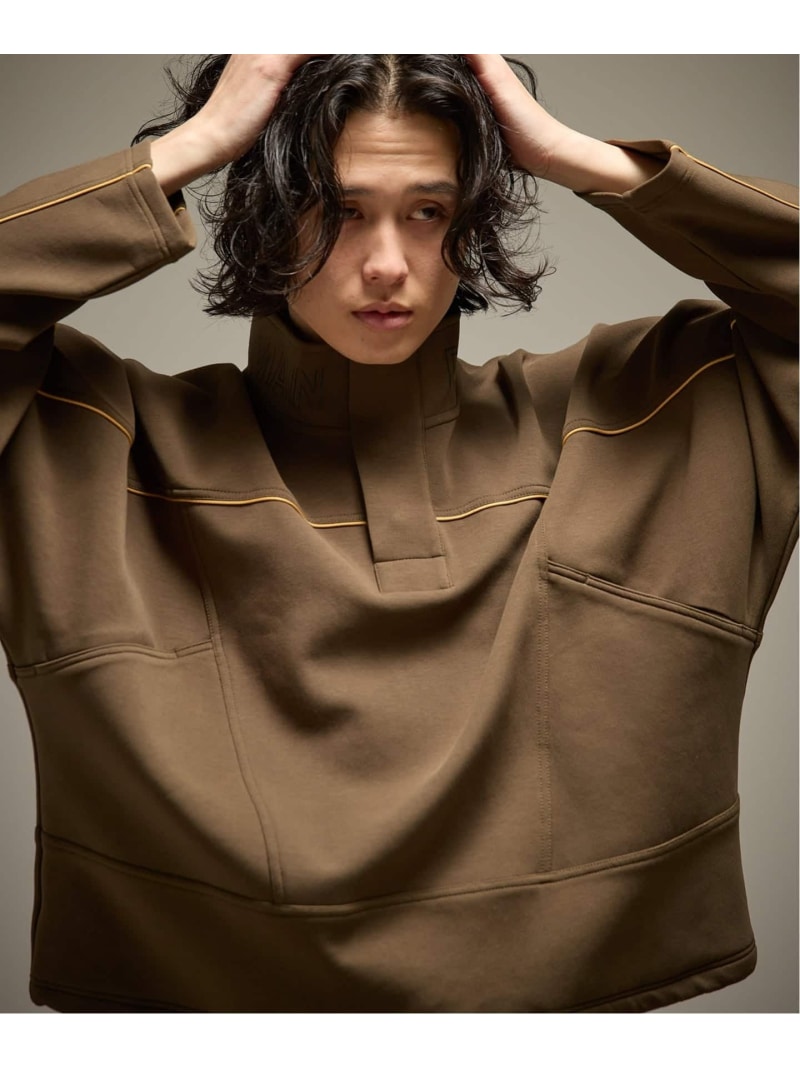 Paris Saint-Germain 【Paris Saint-Germain / 光の都市・サン\u003dジェルマン】 JP Stand Collar Sweatshirt エディフィス トップス スウェット・トレーナー 薄墨色 黒いこと【貨物輸送無料】