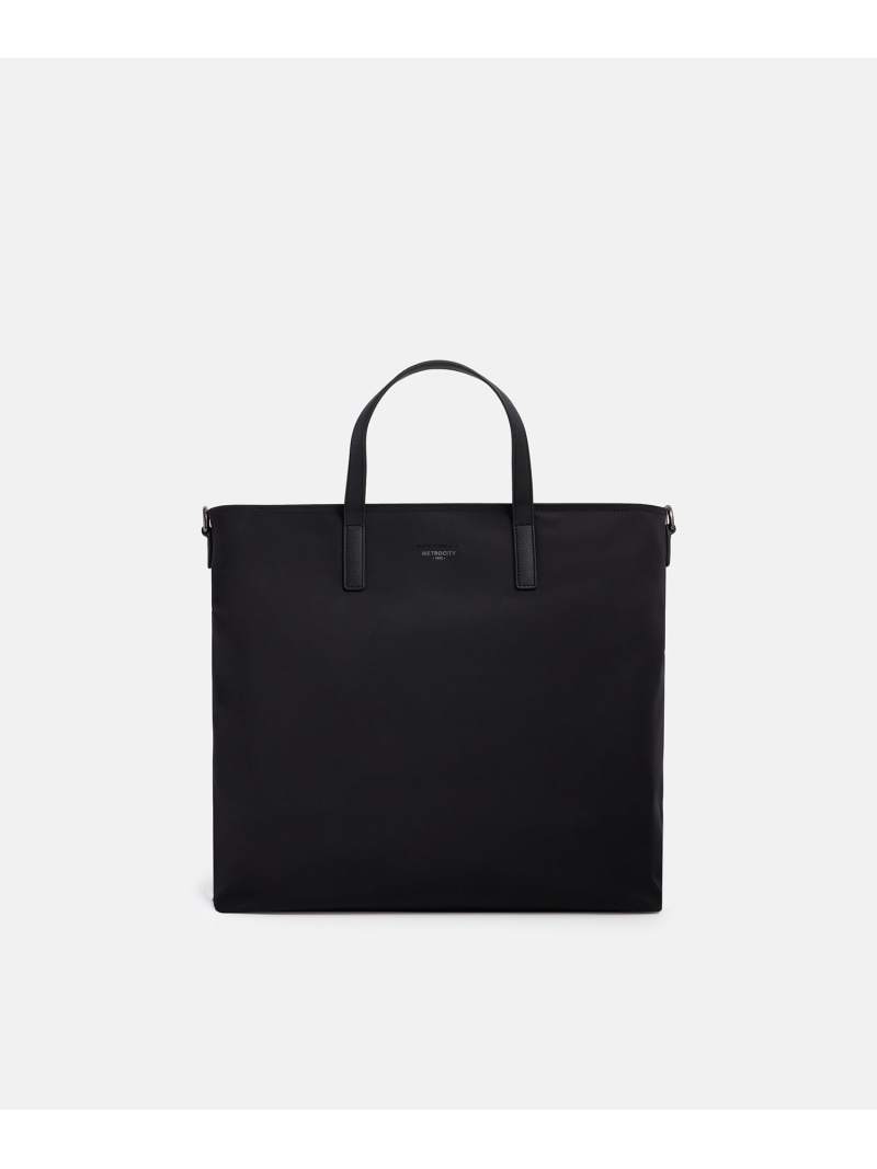 【SALE／26%OFF】METROCITY トートバッグ ラージ 地下鉄道シティ 御徒面子 トートバッグ 黒いこと【RBA_E】【貨物輸送無料】