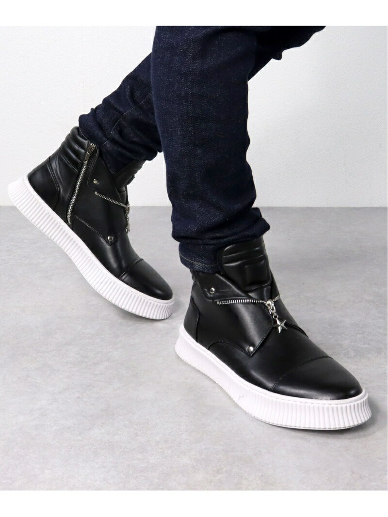 Lovehunter メンズ サンエーフットウェアー デザインハイカットスニーカー 17