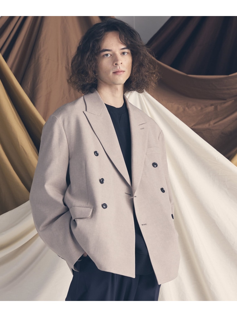 MAISON SPECIAL Toro-washer Prime-Ove Double Jacket メゾンスペシャル ジャケット・アウター テーラードジャケット・ブレザー 黒いこと 薄墨色 ベージュ 赤銅色【貨物輸送無料】