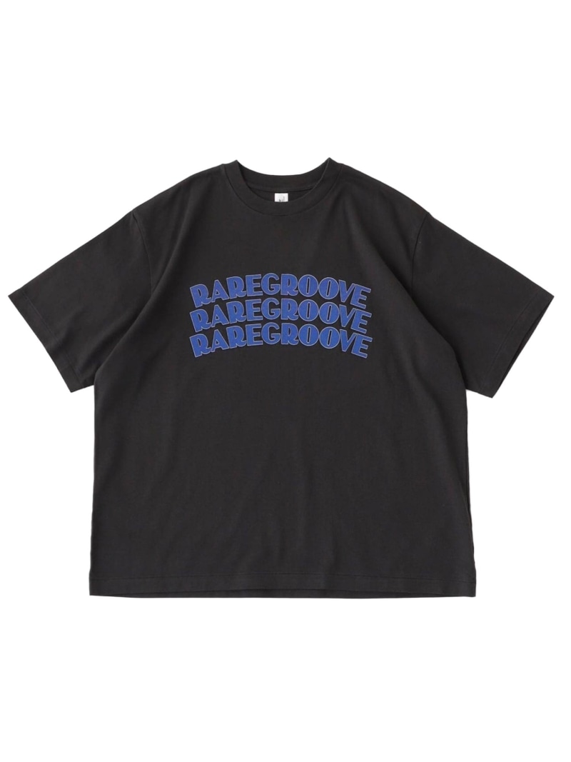 bonjour records blurhms/ブラームス RAREGROOVE Print Tee WIDE ボンジュールレコード トップス カットソー・プルオーバー 黒いこと 白いこと【貨物輸送無料】