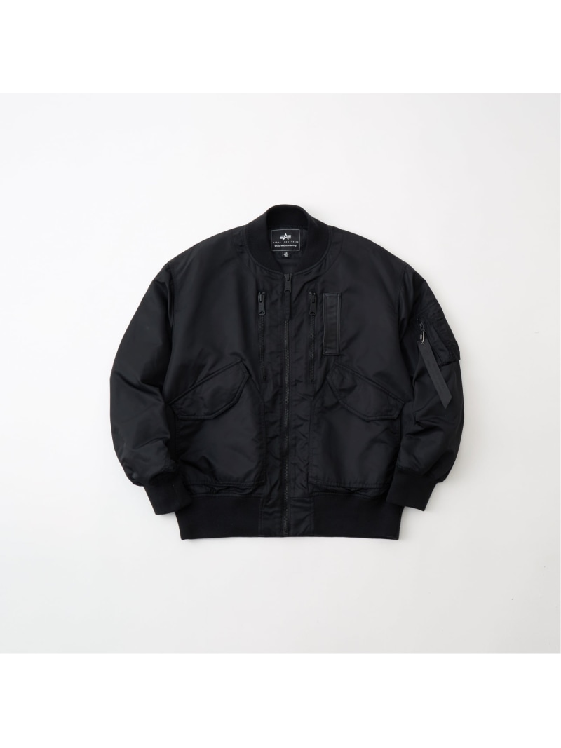 MILLO新品25AWホワイトマウンテニアリングアルファ別注MA-1 XL 楽天市場】White Mountaineering WM × ALPHA INDUSTRIES MA-1 JACKET