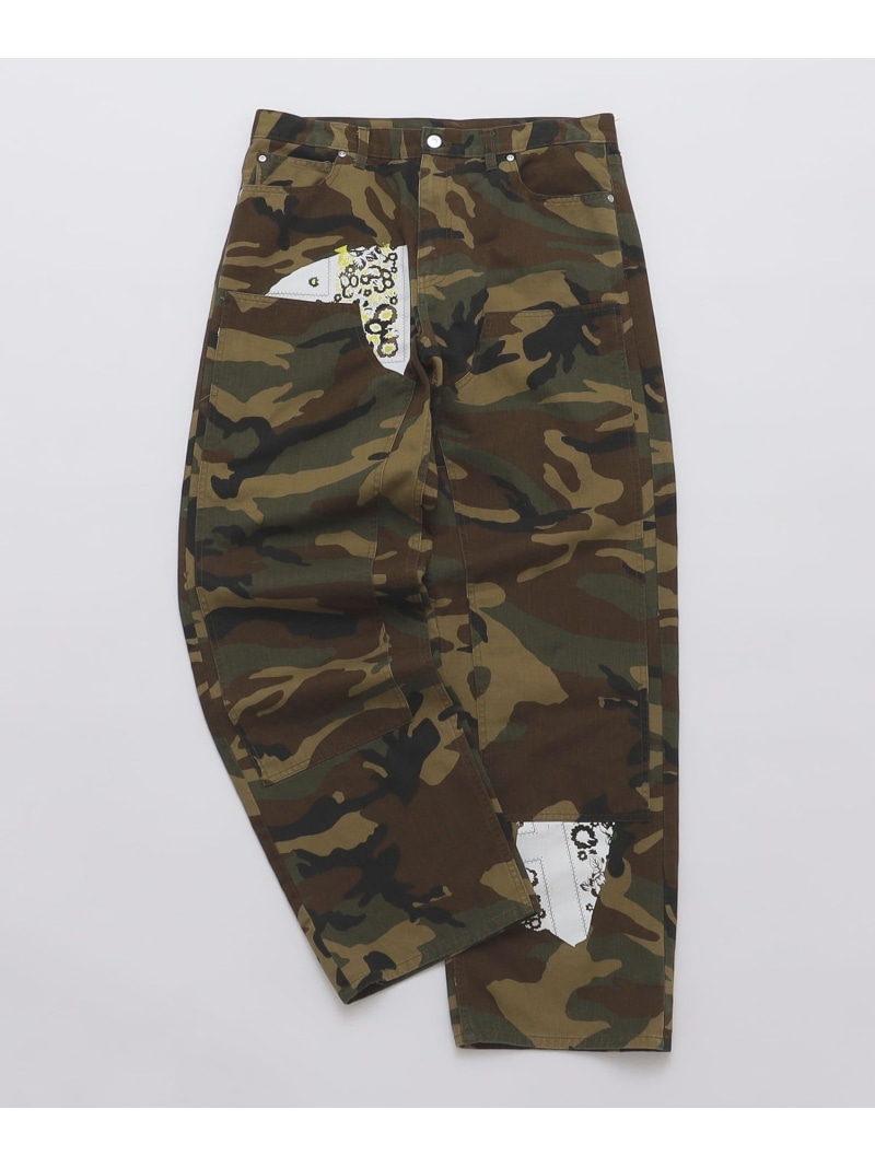 【SALE/45%OFF】SHIPS MEN NOMARHYTHM TEXTILE: SIGN PRINT WORK PANTS シップス パンツ その他のパンツ【RBA_E】【送料無料】| Fashion Men