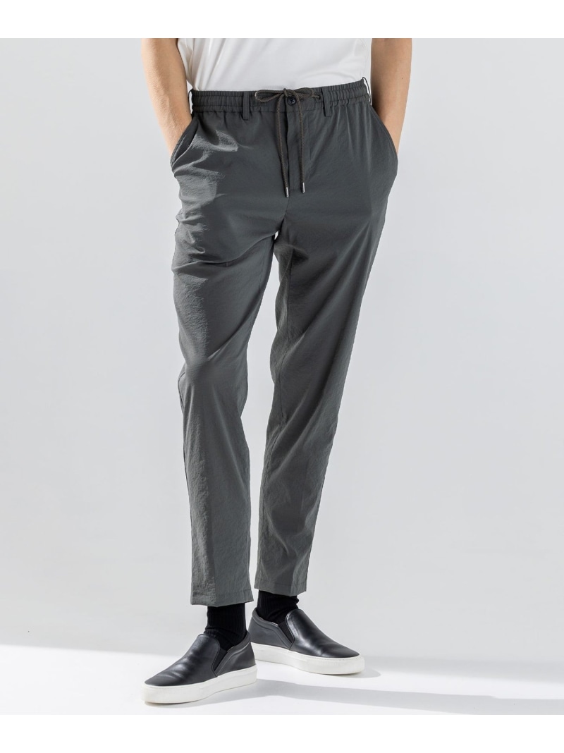 【SALE／30%OFF】JOSEPH HOMME 新素材【ストレッチ】グレインウェーブストレッチ ドロスト付テーパードパンツ / PEGG CONVERTIBLE ジョゼフ オム パンツ その他のパンツ グレー【RBA_E】【送料無料】 22,330円