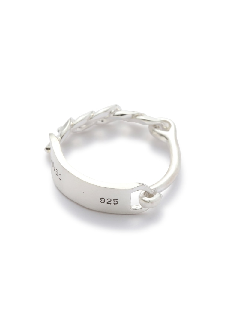 LHP トゥエンティーエイティー/STERLING SILVER MIXED ID CHAIN RING エルエイチピー ファッション雑貨 その他のファッション雑貨 シルバー【送料無料】