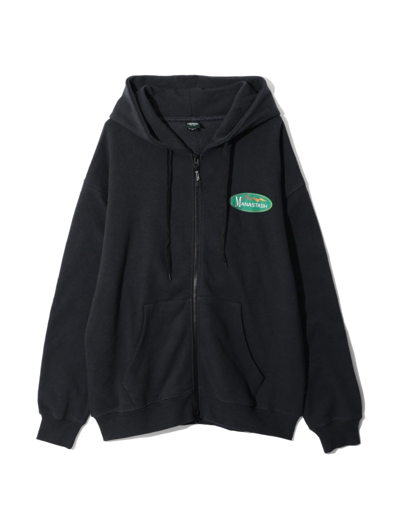 MANASTASH MANASTASH/マナスタッシュ/CASCADE HOODIE ORIGINAL LOGO マナスタッシュ トップス パーカー・フーディー ブラック ホワイト パープル【送料無料】