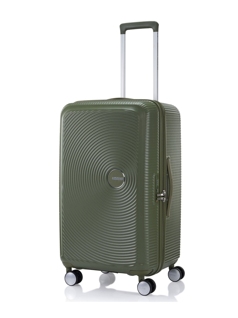 【SALE／25%OFF】American Tourister 【公式】アメリカンツーリスター キュリオスピナー73 トランク アメリカンツーリスター バッグ スーツケース・キャリーバッグ カーキグリーン【RBA_E】【送料無料】