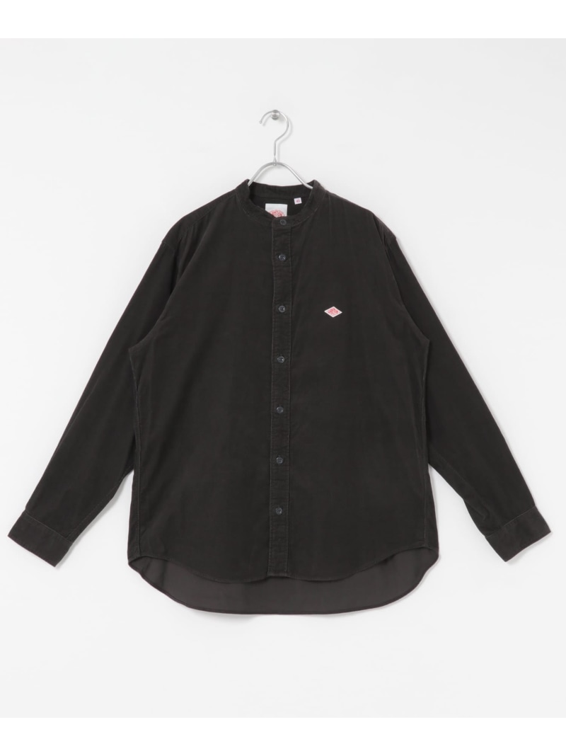 URBAN RESEARCH DOORS DANTON BAND COLLAR SHIRTS LONG-SLEEVE アーバンリサーチドアーズ トップス シャツ・ブラウス ブルー グリーン ベージュ グレー【送料無料】