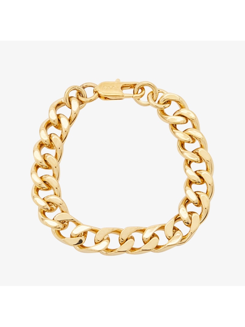 【VIP価格】A.P.C. アーペーセー Minimal ゴールド ブレスレット ☆パリ発 A.P.C.☆ Minimal ブレスレット チェーン ロゴ GOLD