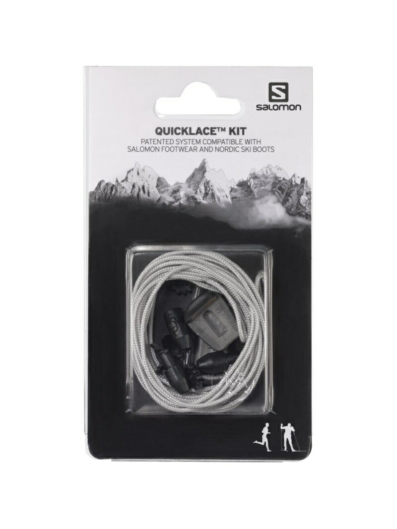 【楽天市場】SALOMON (U)QUICKLACE KIT サロモン シューズ・靴 シューケア用品・シューズ小物 グレー：Rakuten
