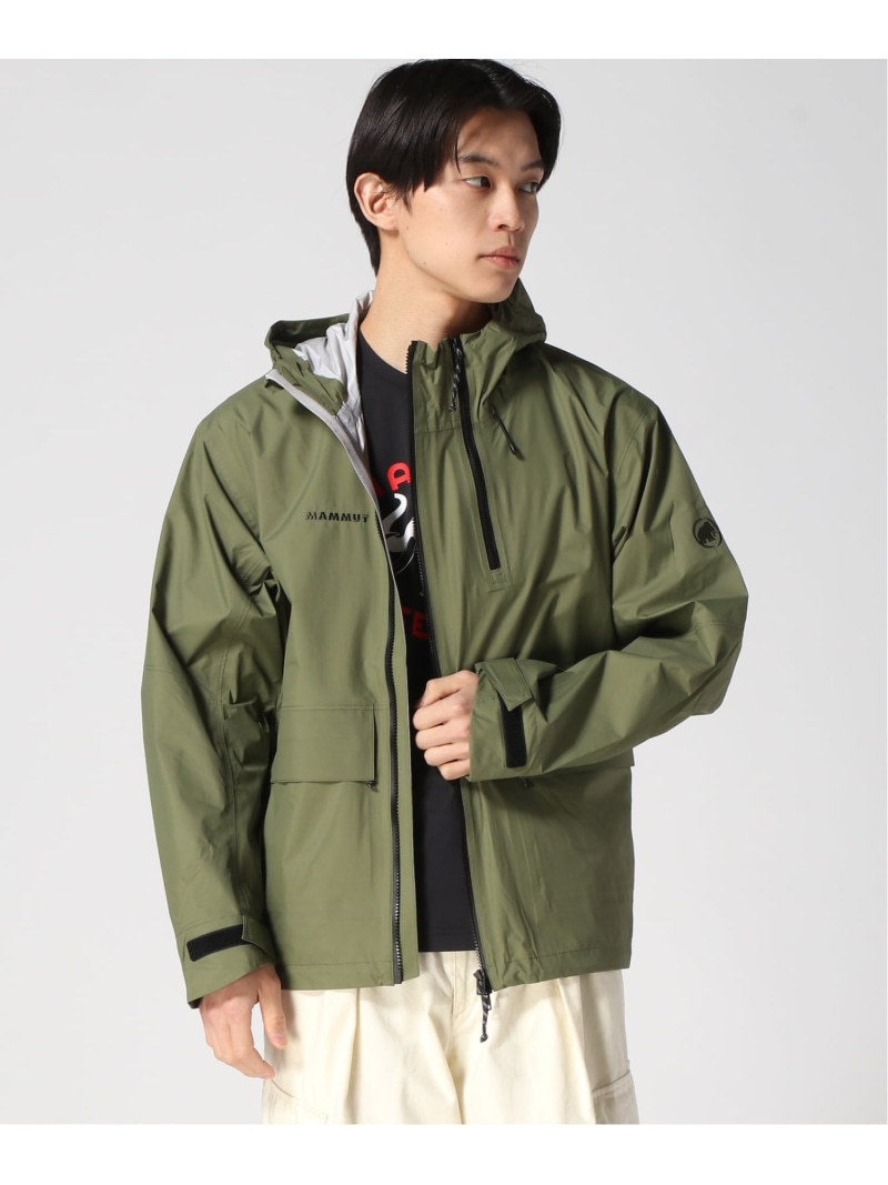 【SALE/20%OFF】MAMMUT MAMMUT/(U)アーバン エクスプローリング ハードシェル フーデッド ジャケット アジアンフィット マムート ジャケット・アウター ブルゾン・ジャンパー グリーン【RBA_E】【送料無料】| Fashion Men