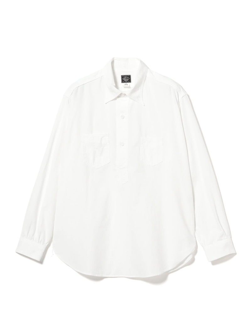 BEAMS PLUS POST OVERALLS / #3208-CW De Luxe : classic chambray white ビームス メン トップス シャツ・ブラウス ホワイト【送料無料】