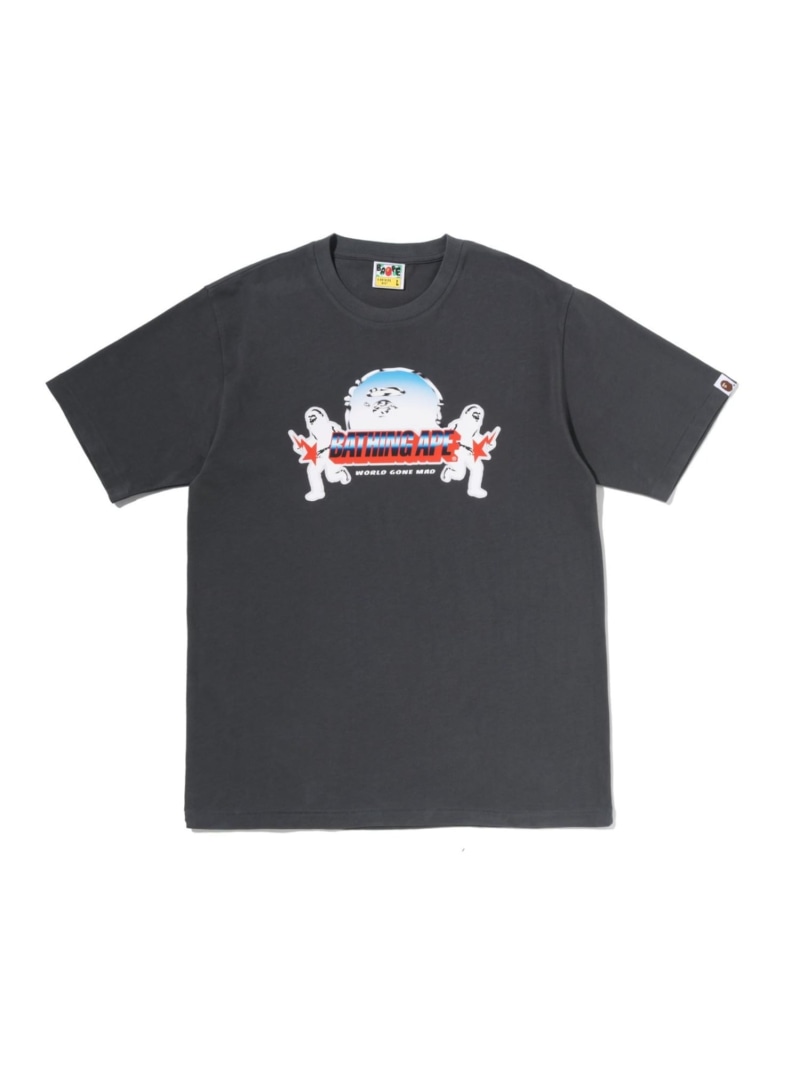 A BATHING APE METAL APE HEAD TEE ア ベイシング エイプ トップス カットソー・Tシャツ ホワイト グレー【送料無料】｜ Fashion Men