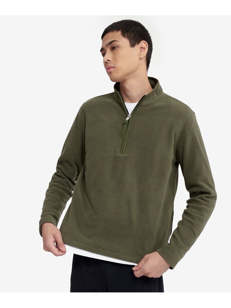 【SALE／30%OFF】AIGLE POLARTEC MICRO FLEECE ポーラテック ハーフジップマイクロフリースジャケット 調教師 エーグル トップス スウェット・トレーナー 緑であること 米国海軍【RBA_E】【貨物輸送無料】